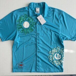 Nike Men's Uphoria Sportswear Dri-Fit Button Up Polo Size M